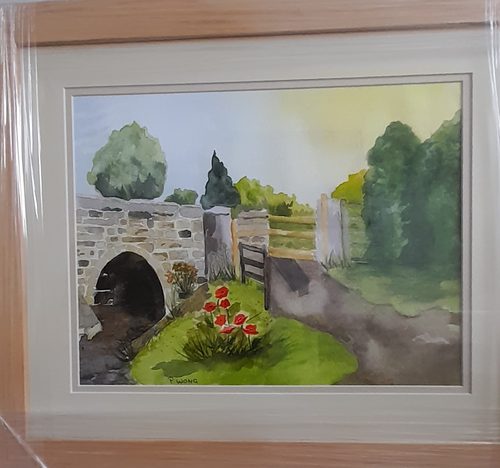 Pauline, Ackworth Farm 1, watercolour.